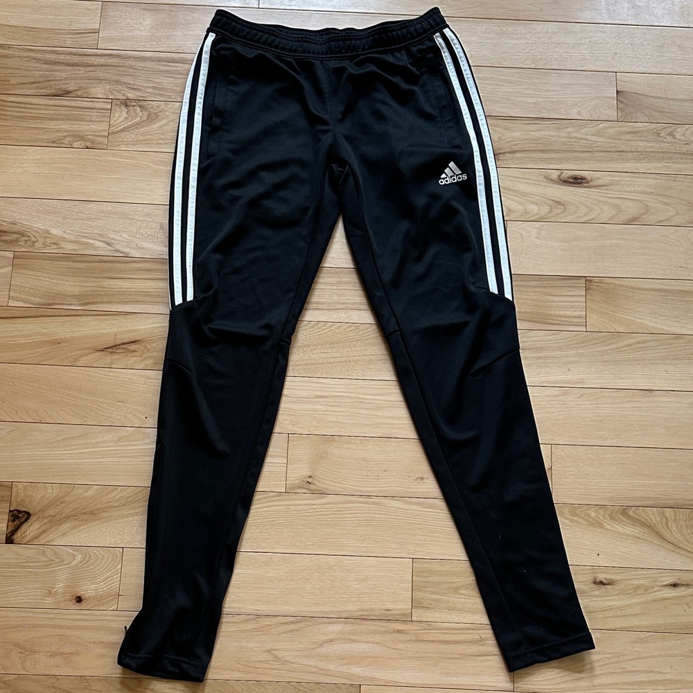 Adidas Training Pants with White Stripes
